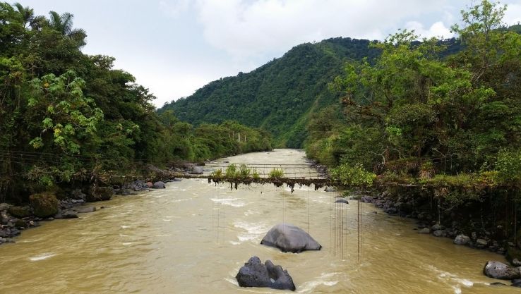 Rivière Quijos Équateur